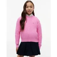 Tommy Hilfiger Strickpullover CABLE SWEATER Kinder bis 16 Jahre