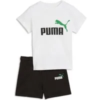 PUMA T-Shirt & Shorts MINICATS ESS TEE AND SHORTS SET INF (2-tlg) zweiteiliges Set, für Kinder, mit Rundhalsausschnitt, Regular Fit