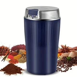 IPRee 8 Blades Coffee Bean Grinder Electric Electric Spice Food Processor Food Mixer 200W Powerful Spice Grinder Electri