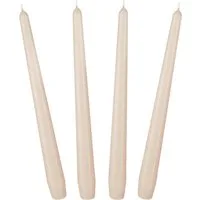 BRUBAKER Spitzkerze für Kerzenständer und Kerzenhalter - (Leuchterkerzen Set, 4-tlg), lange, tropffreie Deko Kerzen mit langer Brenndauer