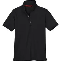 redfield Poloshirt Redfield Basic Stretch-Poloshirt Übergröße schwarz