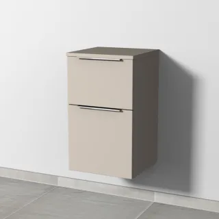 Sanipa 3way Unterschrank mit 2 Auszügen, Kaschmir-Matt, UP1431U UP1431U