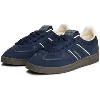 Tommy Jeans THE GREENWICH EDGE SUEDE Plateausneaker Freizeitschuh, Halbschuh, Schnürschuh mit gepolstertem Schaftrand