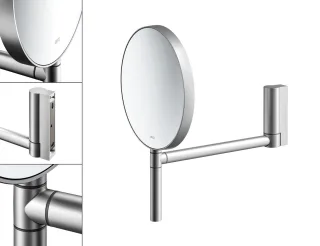 KEUCO Plan Kosmetikspiegel für Wandmontage aluminium-finish, 17649170002 17649170002