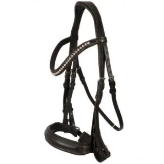 Hans Melzer Horse Equipment Hans Melzer Kandare Wiesbaden braun/silber WB (Warmblut)