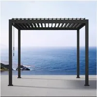 Mirador Pergola 111DA Aluminium Pergola mit Lamellendach Anthrazit, BxTxH: 300x300x250 cm, (Packung), verstellbares Lamellendach