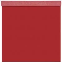 ANRO Teppich AXEL Eventteppich BFl-S1 Uni Messeteppich Läufer, Rechteckig, Höhe: 3 mm, schwer entflammbar Läufer 100x60cm Einfarbig Ziegelrot