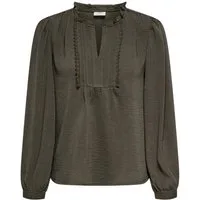 JDY Langarmbluse JDYRACHEL LIFE L/S PINTUCK TOP WVN NOOS im romantischen Look mit Spitzenbordüre