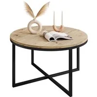 Lookway Couchtisch CIRI-X LOFT (1 Tisch), Durchmesser: ⌀70 cm
