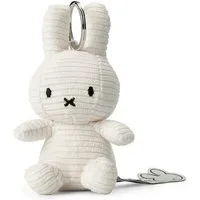 Bon Ton Toys Plüschanhänger Miffy Cord-Schlüsselanhänger Weiß 10 cm, weiches Plüschmaterial