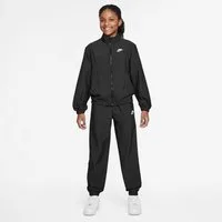 Nike Sportswear Trainingsanzug K NSW TRACKSUIT WVN FZ, für Jugendliche, mit sportlichem Stil, aus Interlock-Material