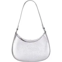 MIRROSI Umhängetasche Damen Schultertasche aus Echtleder, Made in Italy (ca.24x18x8cm), Crossbody aus Echtes Leder, zwei Riemen (kurz und lang)