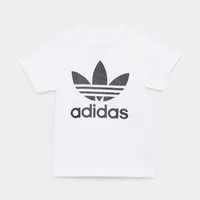 adidas Originals T-Shirt TREFOIL KIDS für Babys, sportlicher Schnitt, mit kurzen Ärmeln, mit Knopfleiste