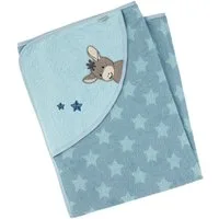 Sterntaler® Badetücher Kapuzenbadetuch 100x100 cm ESEL Emmi, Frottee (1-St), Kapuzen-Badetuch aus Frottee mit Esel Emmi Stickmotiv, 100x100 cm