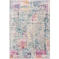 Mazovia Designteppich Ethnisch Orientalisch Bunt Teppich für Wohnzimmer, Schlafzimmer, Büro, 80 x 150 cm, Fußbodenheizung