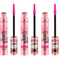 Essence Mascara lash WITHOUT LIMITS BROWN EXTREME LENGTHENING & VOLUME MASCARA, 3-tlg., mit Volumeneffekt