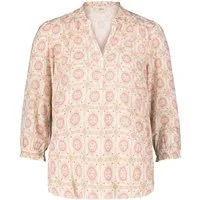 Cartoon Langarmbluse Bluse Kurz 3/4 Arm