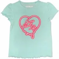 Guess Kids T-Shirt Mädchen T-Shirt mit Herzprint Baumwollmix