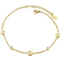 Kim Johanson Armband Timeless (1-tlg), mit Zirkonia, aus Edelstahl
