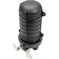 LWL-Dome Muffe, für 48 Fasern, Gehäuse schwarz