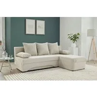 Jockenhöfer Gruppe Ecksofa L-Form, B: 191 cm, mit Bettfunktion & Bettkasten