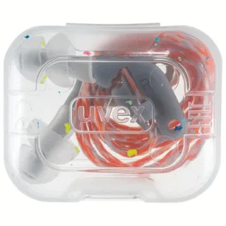uvex xact-fit multi Gehörschutzstöpsel SNR 26 dB Größe S - Inhalt: 50 Paar in Hygie grau/transparent S - 2124017