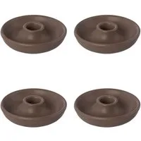 OTTO home Kerzenhalter Stabkerzenhalter Adalena (Set, 4 St), aus Porzellan, im nordischen Stil