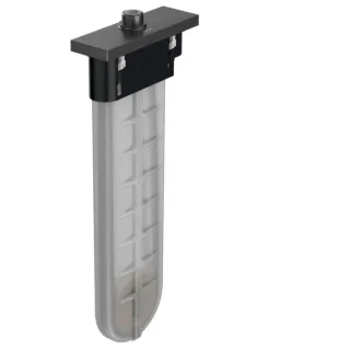 hansgrohe sBox Wannenrandset 28010340 brushed black chrome, eckig, für Wannen- und Fliesenrand