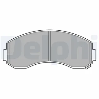 Delphi Bremsbel?ge vorne Kia K2500 2,5