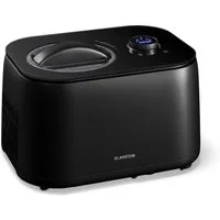 Klarstein Eismaschine FrostFusion Evo Eismaschine Slushie Joghurt Kompressor 1L 100W 3 Modi, 100 W, Eisbereiter Sorbet Frozen Yogurt 3-in-1 mit Edelstahl & Touch