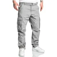 Amaci&Sons Cargohose PASCAGOULA Cargopants Herren Loosefit Jogger Cargo Chino Hose inkl. Gürtel