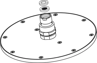 Ideal Standard Kopfbrause, d:200mm, Chrom B960938AA