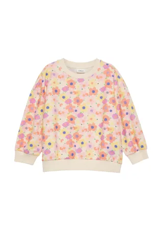 s.Oliver - Sweatshirt creme/mehrfarbig - Gr. - 98
