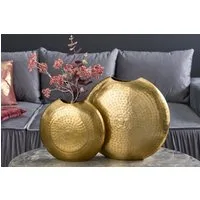 riess-ambiente Tischvase ORIENTAL 44cm gold (Set, 2 St), Deko · Blumen · Hammerschlag Design · Metall