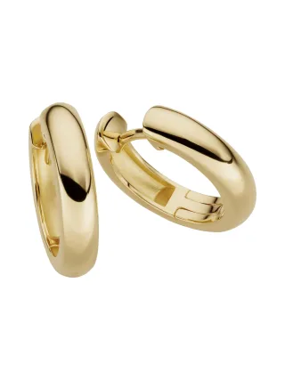 Orolino Ohrringe Gold 585 hochglanzpoliert 3,3mm breit, 15,5mm Durchmesser