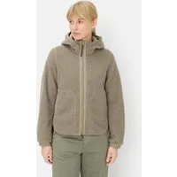 camel active Fleecejacke mit fester Kapuze Langarm Reflektierende Details