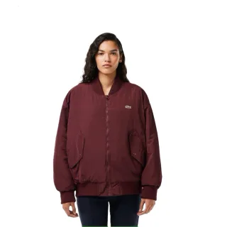 Lacoste - Bomberjacke für Damen, Übergroß (Rot)