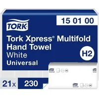 TORK Papierhandtuch Universal Multifold Papierhandtücher, 1-lagig 150100