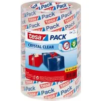 tesa Klebeband tesapack Packband (Spar-Set, 3-St., 3 Rollen tesapack® crystal clear, 66 m x 50 mm) transparent - je 66 m : 50 mm