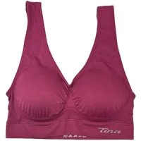 Dekker Bustier "Princess Dessous " Seamless Bustier/BH super Passform gefütterte Cup (Packung, 2 Stück) Logogschriftzug "Tina"