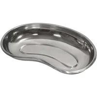 AMPri Handelsgesellschaft mbH Schale AMPri Nierenschale Edelstahl 25 cm silber, Edelstahl