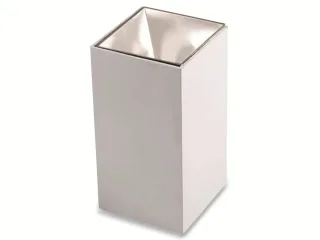 OPTONICA Deckenspot 2040, 230 V~, GU10, eckig, weißer Reflektor, weiß