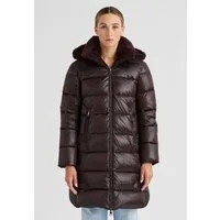 Milestone Steppmantel MSRocky Damen Steppjacke Lang Mantel gesteppt normale Passform