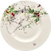 Rosenthal Brotteller Brillance Fleurs Sauvages Brotteller Fahne 19 cm, Teller Flach
