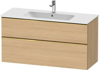 Duravit D-Neo Waschtischunterbau wandhängend Natur Eiche Matt 1210x462x625 mm - DE4364034300000 DE4364034300000