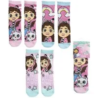 Cerda Socken Gabby’s Dollhouse Socken Kinder 3er Pack Baumwoll-Mix bequem