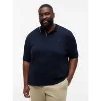 Tommy Hilfiger Big & Tall Poloshirt BT-LIQUID COTTON TIPPED SLIM-B aus Baumwolle