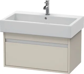 Duravit Ketho Waschtischunterbau wandhängend Taupe Matt 750x440x410 mm - KT668709191 KT668709191