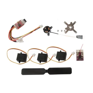 Oversky AP02 Brushless Motor With Receiver Servos Propeller Power System Combo for Indoors RC Airplane Fixed Wing