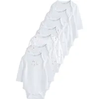 Next Langarmbody Langärmelige Baby Bodysuits, 7er-Pack (7-tlg)